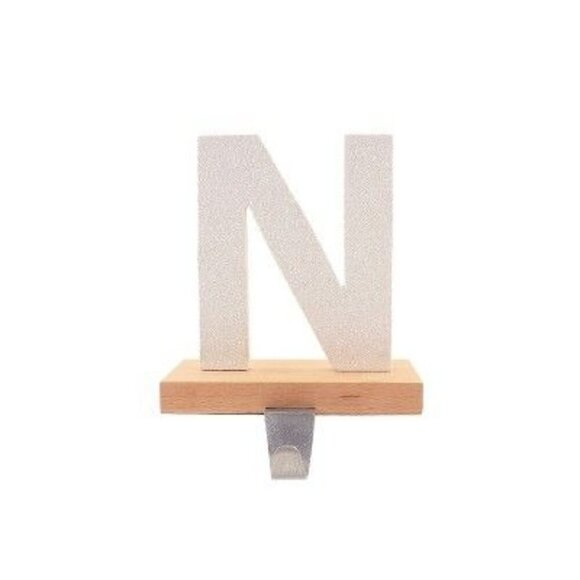 Target Wondershop 4pc Wood Noel Christmas Stocking Holder Set - New in Box - Picture 3 of 7